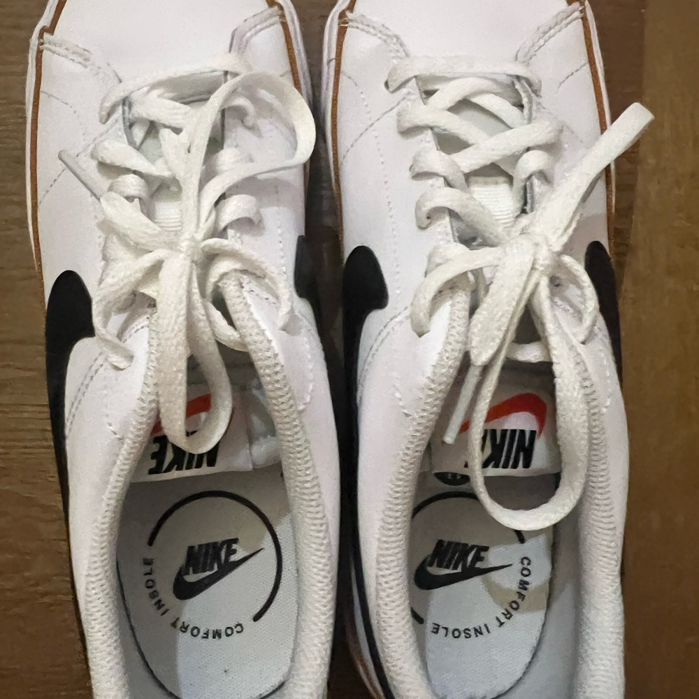 Nike White and Black Athletic Shoes